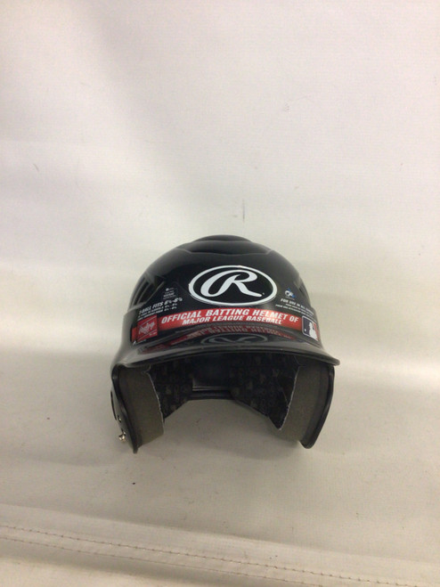 Vist Large View of Product Image Which is Used Rawlings CFTBH-R1 Batting Helmet No Mask Black SM
