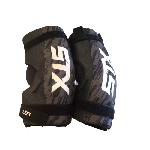 Vist Large View of Product Image Which is Used STX ARM PADS Lacrosse Arm Pads/Guards Black MD