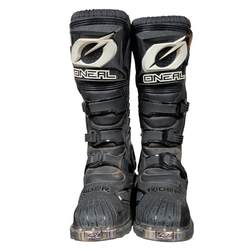 Vist Large View of Product Image Which is Used Oneal RIDER Motocross Mens Boots Black Senior 7