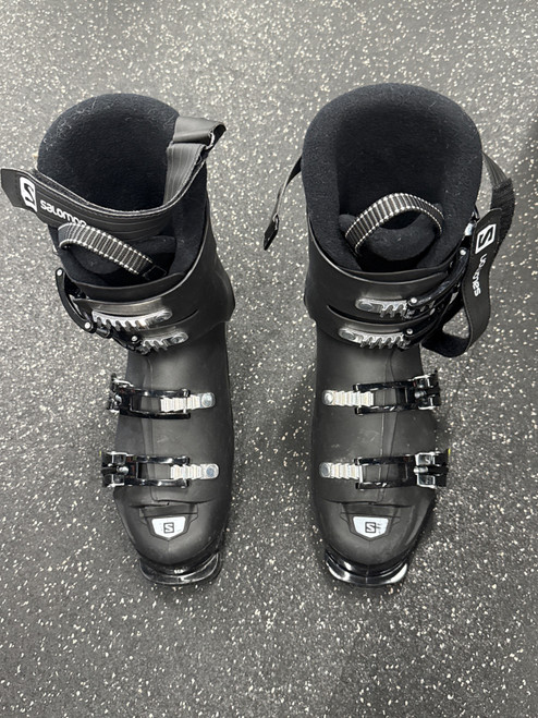 Vist Large View of Product Image Which is Used Salomon 60T Mens DH Ski Boot Black 265 MP - M08.5 - W09.5