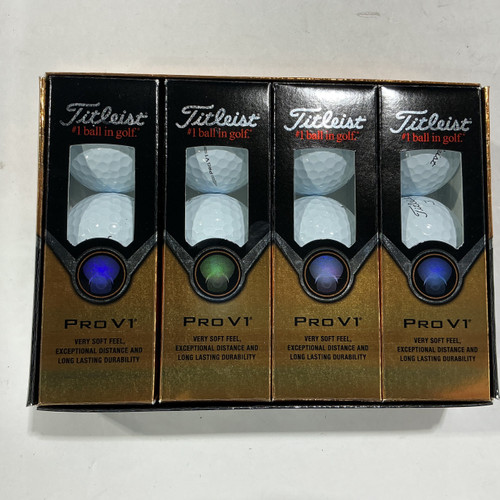 Vist Large View of Product Image Which is Used Titleist PRO V1 12 Pack - Golf Balls White