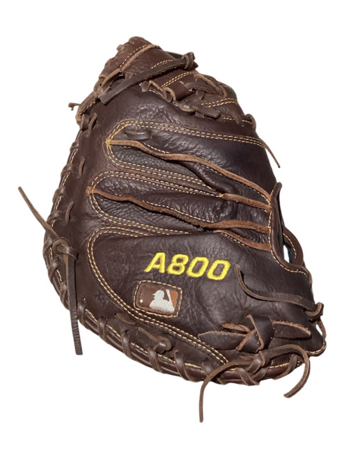 Vist Large View of Product Image Which is Used Wilson A800 BB/SB Catchers RH Throw Brown 34"