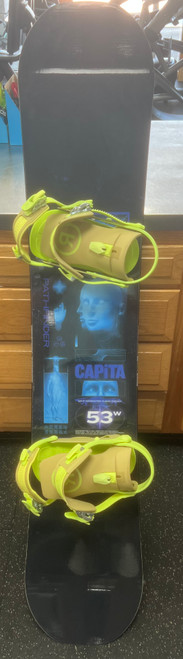 Vist Large View of Product Image Which is Used Capita PATHFINDER 53W Mens Board/Bindings Black 153 cm