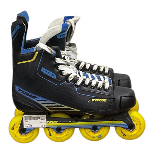 Vist Large View of Product Image Which is Used TOUR Roller Hockey Skates Black Senior 10