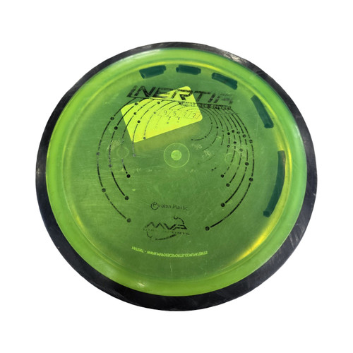 Vist Large View of Product Image Which is Used MVP INERTIA PROTON DRIVER Disc Golf Driver Optic Yellow