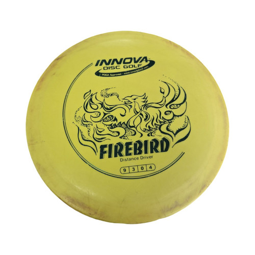 Vist Large View of Product Image Which is Used Innova FIREBIRD DRIVER Disc Golf Driver Yellow