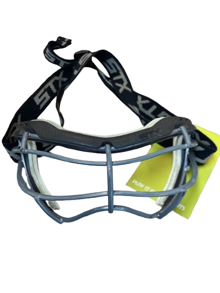 Vist Large View of Product Image Which is Used STX GOGGLES Lacrosse Facial Protect White LG