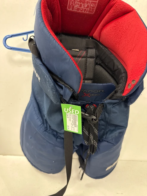 Vist Large View of Product Image Which is Used Bauer VAPOR X800 Junior Pant Navy Blue SM