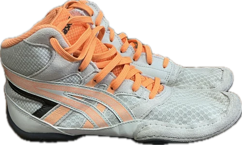 Vist Large View of Product Image Which is Used Asics SNAP DOWN 4 Wrestling Shoes White Junior 04