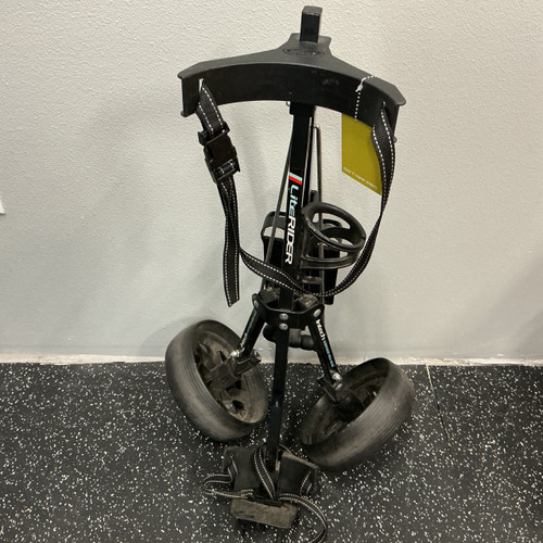 Vist Large View of Product Image Which is Used Intech LITERIDER Golf Cart Black 2 Wheel