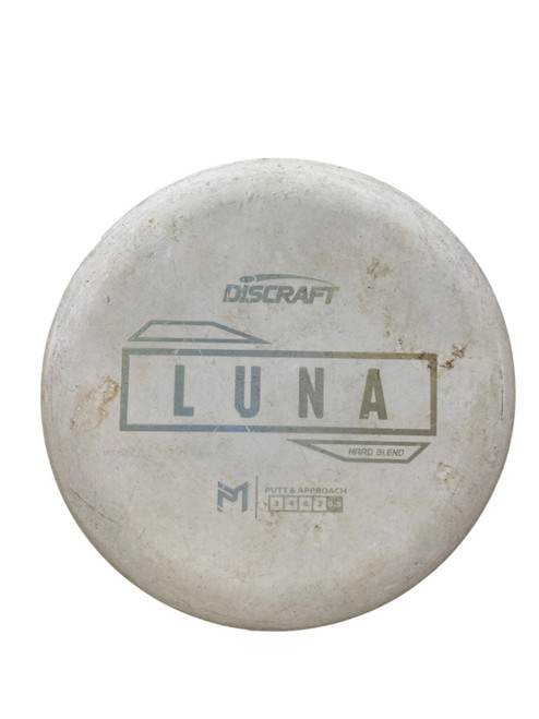 Vist Large View of Product Image Which is Used Discraft LUNA Disc Golf Putter White