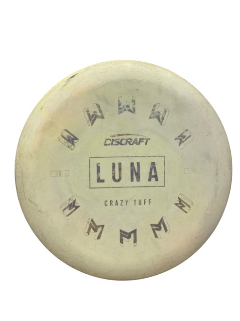 Vist Large View of Product Image Which is Used Discraft LUNA Disc Golf Putter Yellow
