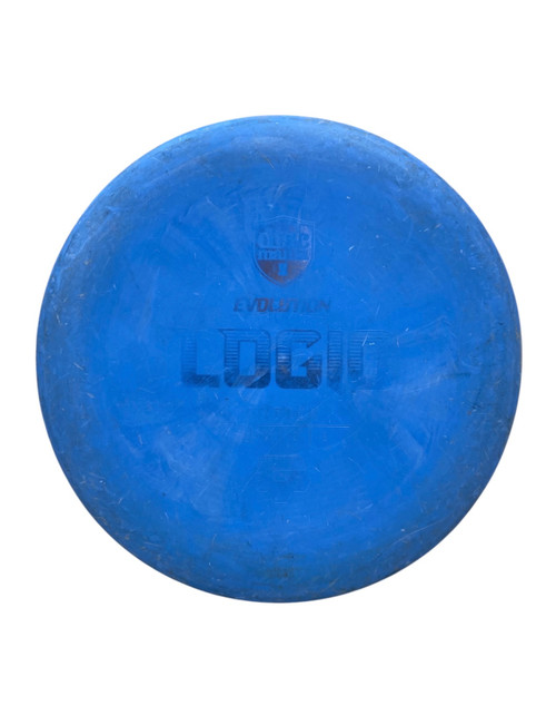Vist Large View of Product Image Which is Used Discmania LOGIC Disc Golf Putter Royal Blue