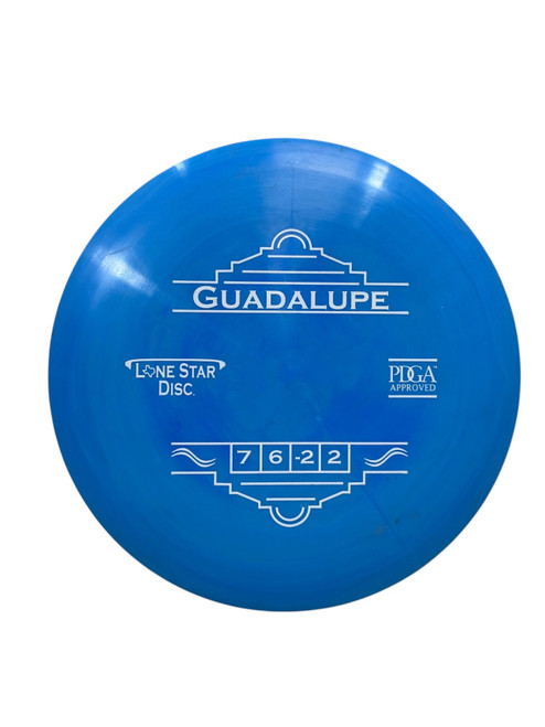 Vist Large View of Product Image Which is Used Lone Star Disc GUADALUPE Disc Golf Driver Royal Blue