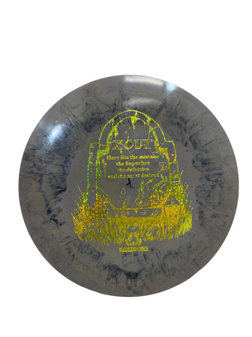 Vist Large View of Product Image Which is Used PLAGUE Disc Golf Driver Grey