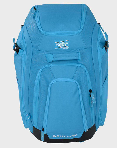 Vist Large View of Product Image Which is Rawlings Legion 2 Baseball/Softball Backpack, Columbia Blue