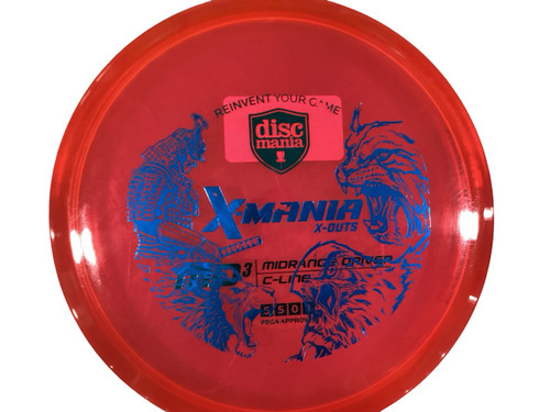 Vist Large View of Product Image Which is Used Discmania X MANIA X OUTS Disc Golf Mid Range Red