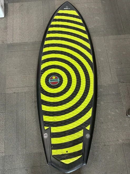 Vist Large View of Product Image Which is Used Hyperlite SHIM WAKE SURFBOARD Surf Wakeboard Yellow 160 cm