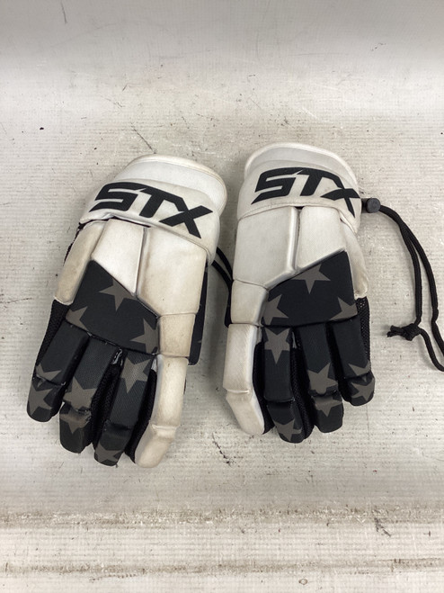 Vist Large View of Product Image Which is Used STX STALLION 75 Lacrosse Gloves Junior Black SM