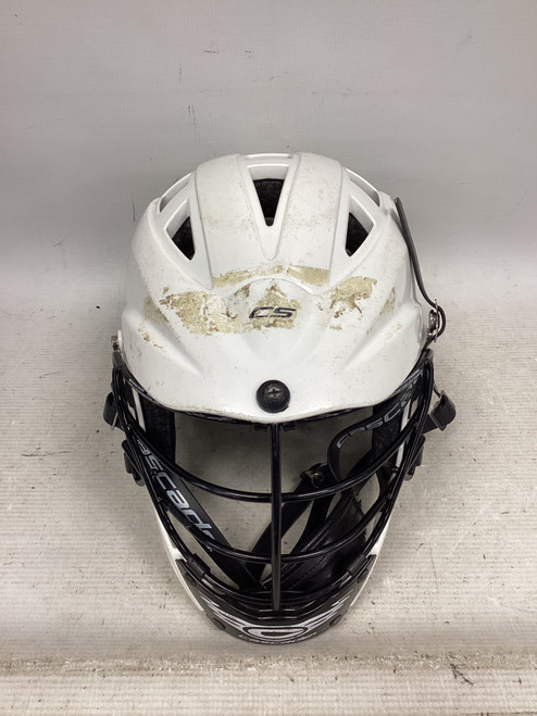 Vist Large View of Product Image Which is Used Cascade CS Lacrosse Helmet White One Size