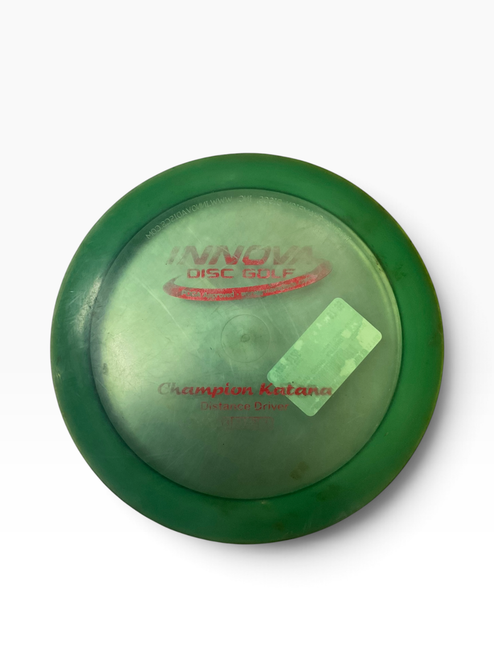 Vist Large View of Product Image Which is Used Innova CHAMP KATANA Disc Golf Driver Green 172g