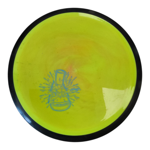 Vist Large View of Product Image Which is Used MVP TESLA Disc Golf Driver Yellow 166g