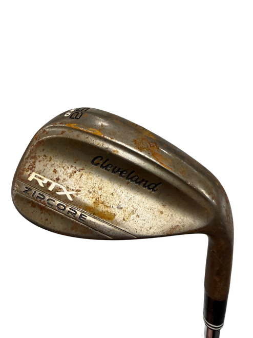 Vist Large View of Product Image Which is Used Cleveland RTX ZIPCORE Golf Wedge Mens RH 58 Degree