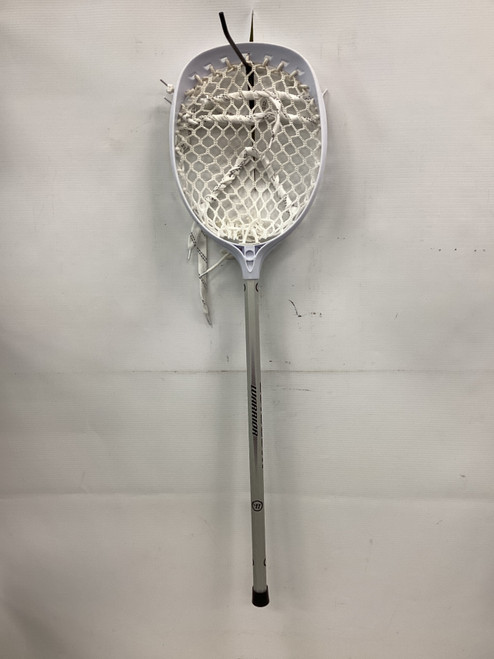 Vist Large View of Product Image Which is Used Warrior TODDLER GOALIE STICK Junior Goalie Stick White