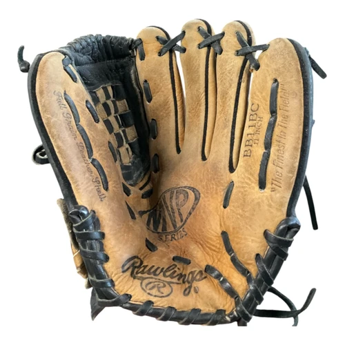 Vist Large View of Product Image Which is Used Rawlings MVP BB11BC BB/SB Glove RH Throw Brown 11"