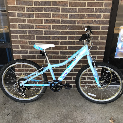 Vist Large View of Product Image Which is Used LIV AREVA 24 LITE GIRLS BIKE Cruiser Bike Girls Carolina Blue 24"