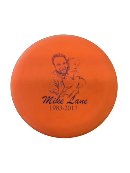 Vist Large View of Product Image Which is Used Gateway MIKE LANE Disc Golf Putter Orange