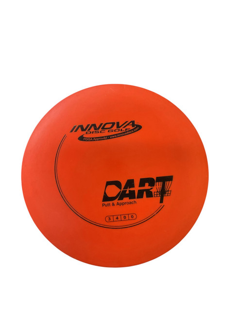 Vist Large View of Product Image Which is Used Innova DX DART Disc Golf Putter Orange