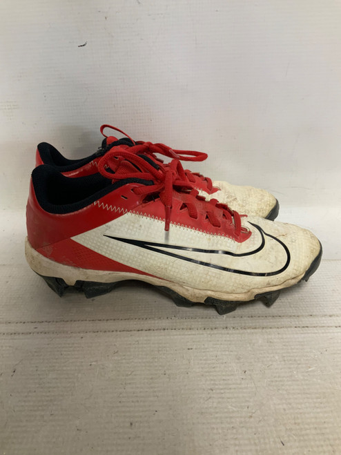 Vist Large View of Product Image Which is Used Nike VAPOR BB/SB Cleats White/Black/Red Senior 5