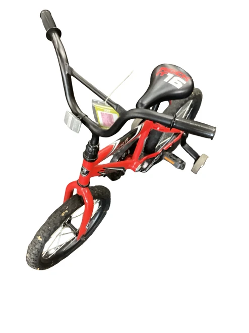 Vist Large View of Product Image Which is Used Huffy ROCK IT 16 Training Wheel Bike Boys Red 24"