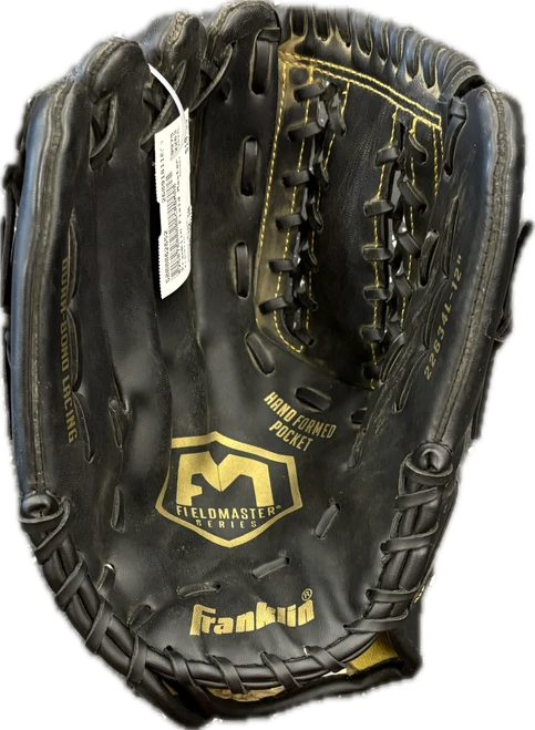 Vist Large View of Product Image Which is Used Franklin 22634L BB/SB Glove LH Throw Black 12"
