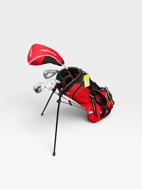 Vist Large View of Product Image Which is Used Powerbilt RED Jr Package Set RH Red 4 Piece