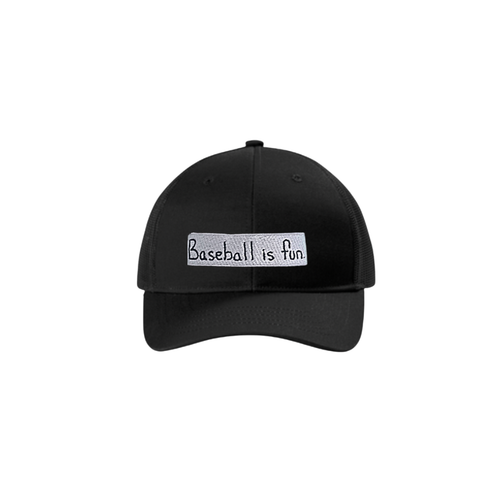 Vist Large View of Product Image Which is New Baseball Is Fun Kids Trucker Hat