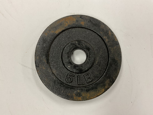 Vist Large View of Product Image Which is Used Standard Plate (Each) Black 5 lb