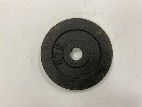 Vist Large View of Product Image Which is Used Standard Plate (Each) Black 5 lb
