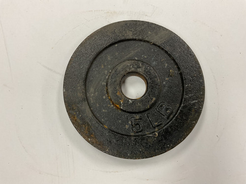 Vist Large View of Product Image Which is Used Standard Plate (Each) Black 5 lb