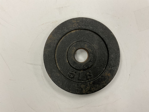 Vist Large View of Product Image Which is Used Standard Plate (Each) Black 5 lb