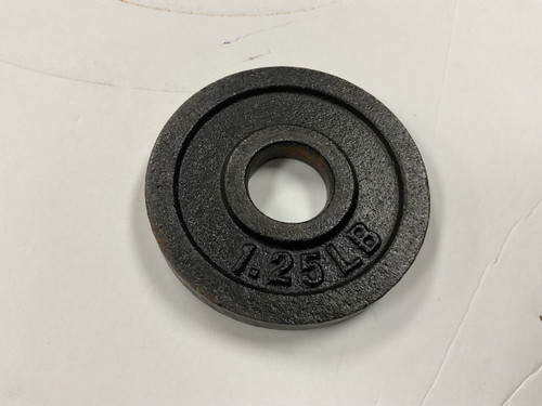 Vist Large View of Product Image Which is Used Standard Plate (Each) Black 1.25 lb