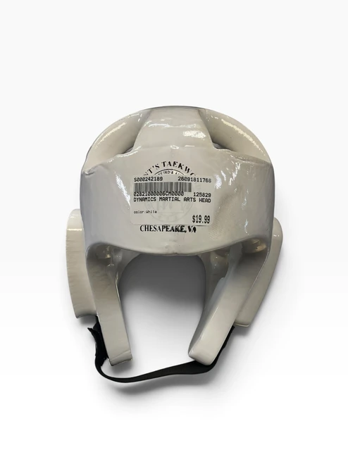Vist Large View of Product Image Which is Used Martial Arts Head Gear White