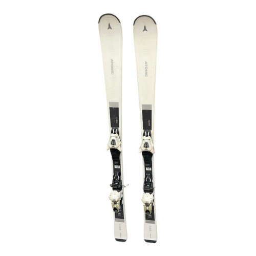 Vist Large View of Product Image Which is Used Atomic CLOUD 141 Girls DH Ski/Binding White 141 cm