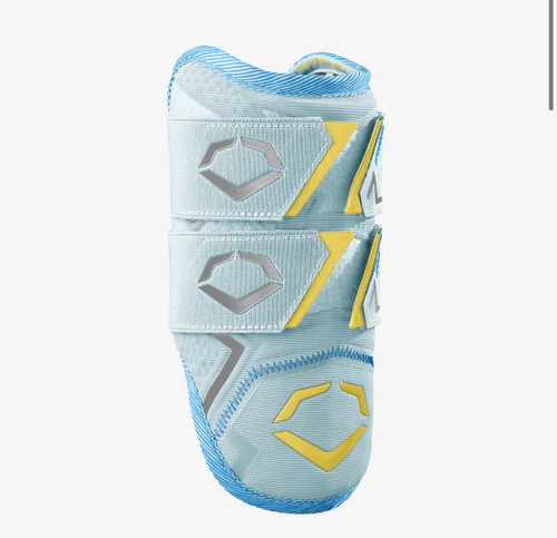 Vist Large View of Product Image Which is New PRO-SRZ 3.0 ELECTRIC SKY DOUBLE ELBOW GUARD SMALL