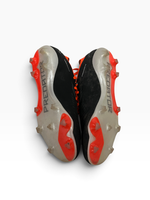 Vist Large View of Product Image Which is Used Adidas Jr FB Cleats Black Junior 06.5
