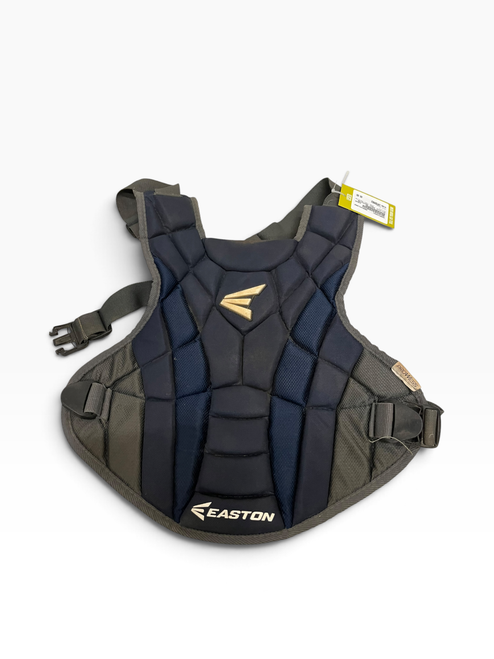 Vist Large View of Product Image Which is Used Easton PROWESS Catchers Chest Protector Navy Blue Intermed