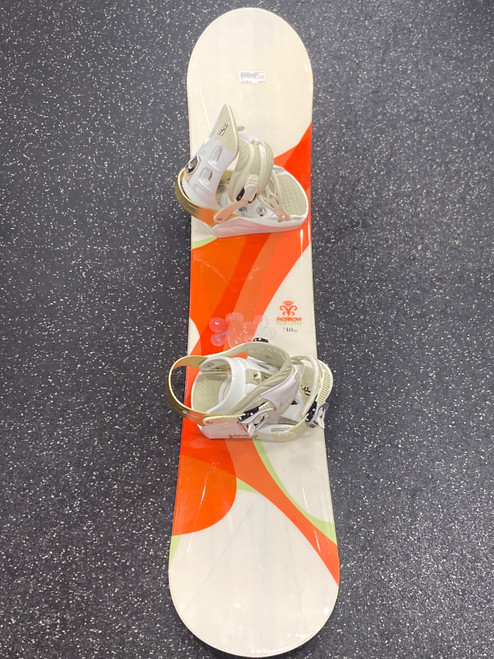 Vist Large View of Product Image Which is Used Morrow WILDFLOWER Womens Board/Bindings White 140 cm