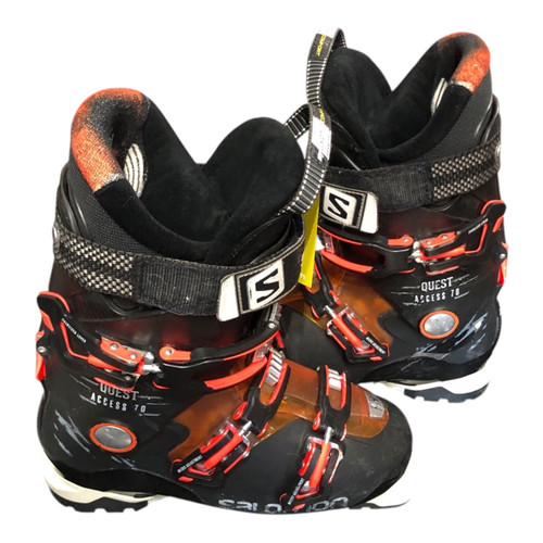 Vist Large View of Product Image Which is Used Salomon QST ACCESS 70 Mens DH Ski Boot Black 260 MP - M08 - W09