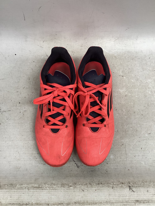 Vist Large View of Product Image Which is Used Adidas F50 CLEATS Soccer Cleats Coral Junior 04.5